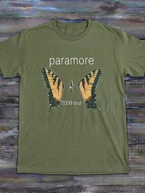 Paramore Tour Butterfly Vintage T-Shirt